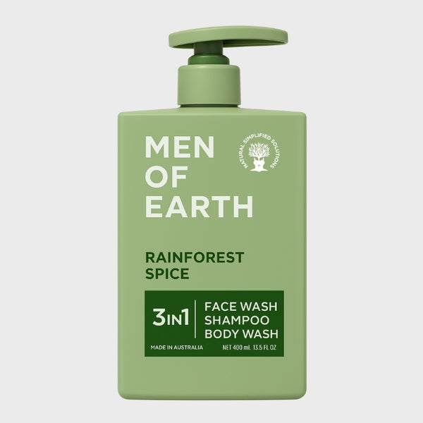 3-in-1: Face Wash, Shampoo & Body Wash (Rainforest Spice)