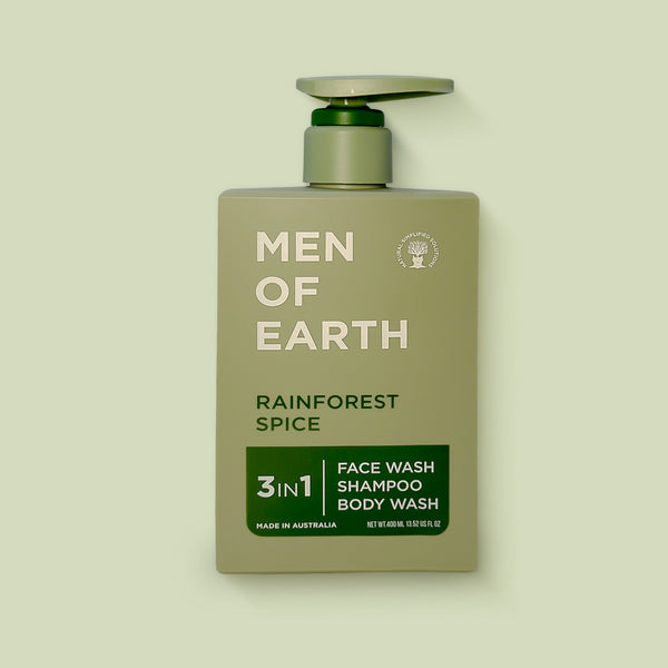 3-in-1: Face Wash, Shampoo & Body Wash (Rainforest Spice)